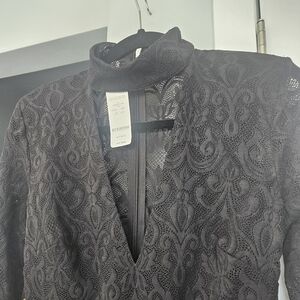Chic Bebe lace jumpsuit- black new with tags. Size 6